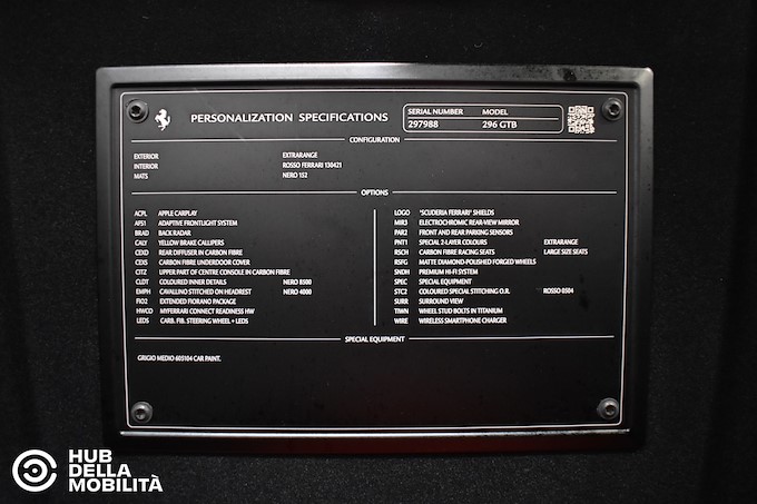 FERRARI FERRARI 296 GTB